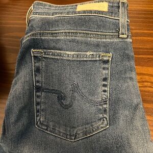 AG Skinny Distressed Denim